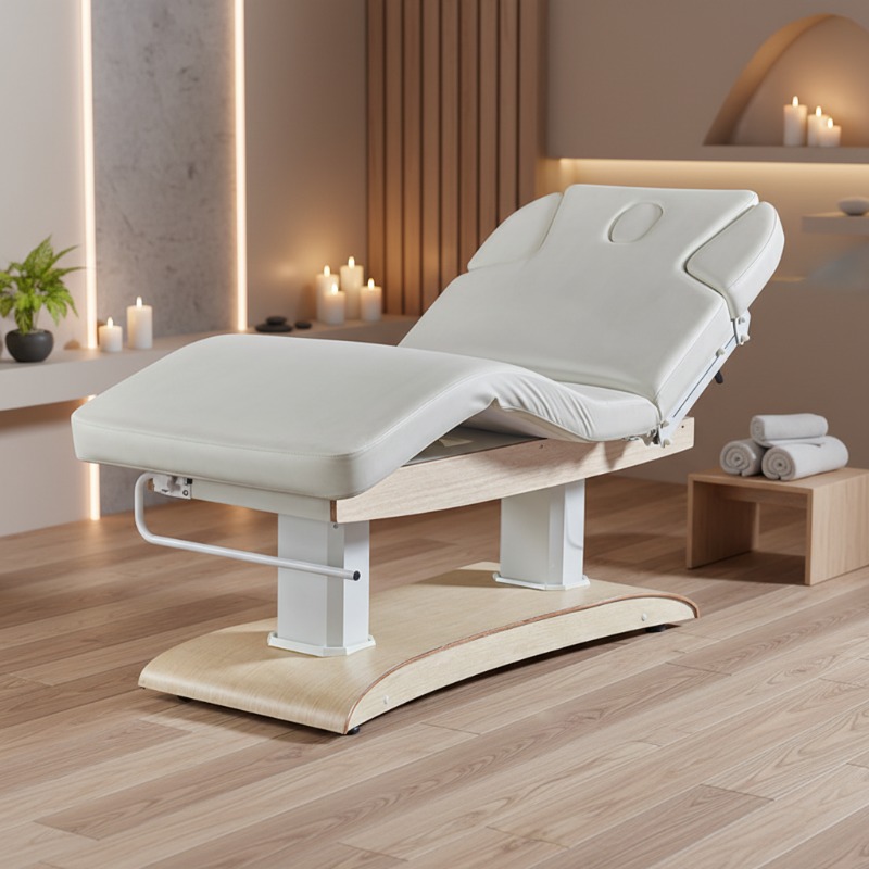 Health Wellness Clinic - Meja Pijat Kulit Sintetis Kustom Pabrik